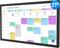 Digital Calendar – 27 Inch Electronic Wall Calendar & Chore Chart, Smart Family Organizer with Interactive Touchscreen Display, Wall Mount in Portrait or Landscape, Gifts for Women Men, Gifts for Mom Dad