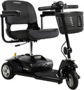 Pride Mobility Go Go Ultra X 3-wheel Scooter - Travel Mobility for Adults, 12 Ah Battery, 300 Lbs Weight Capacity, Seat Dimensions - 17"" W x 17"" D - S39, Black