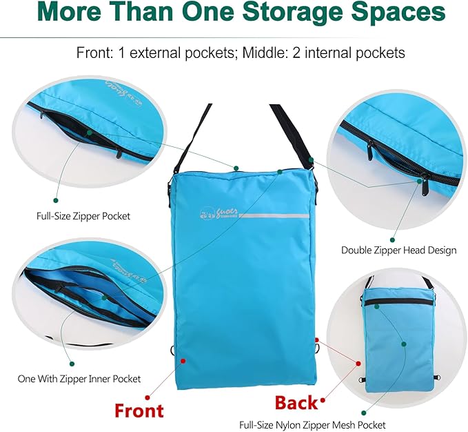 Wheelchair Footrest, Leg Support, Transfer Board Bags, Leg Rest Footrest Extender Storage Bag, for Wheelchair Accessories and Storage of Personal Belongings(W26H03SB)