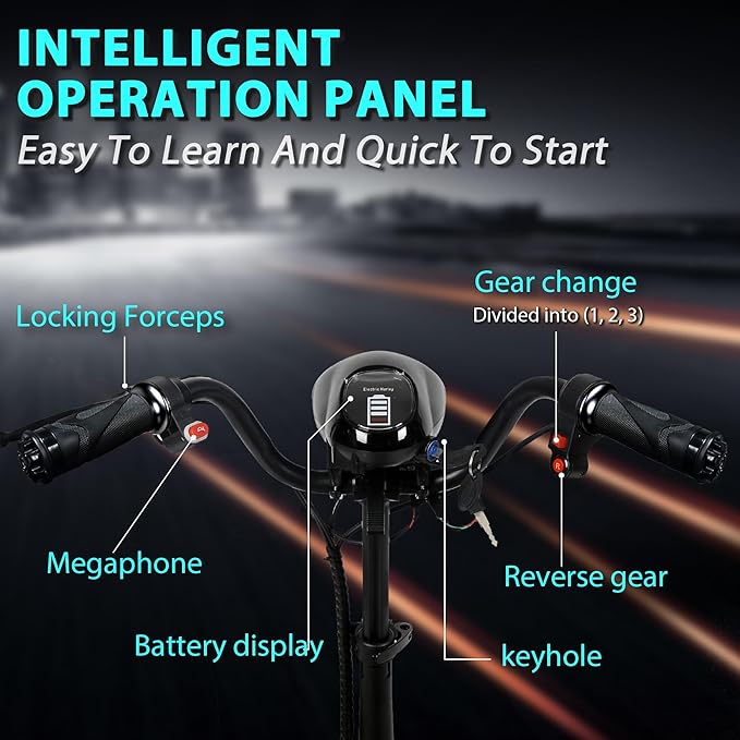 Mobility Scooter for Seniors & Adults – Lightweight Folding 4-Wheel Electric Scooter with Basket, 500W Dual Motor, 11MPH, 30-Mile Range, 3-Speed Modes, Compact Foldable Mobiltiy Scooters