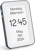 Relish Day Connect – Dementia Clock, HD Large Screen Digital Calendar Clock for Seniors and People with Memory Loss with Large Number, Day, Date and Time