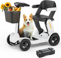Paiseec S3 Mobility Scooter, Folding Mobility Scooters for Seniors, All Terrain Mobility Scooter, Electric Mobility Scooters for Adults, Folding Mobile Scooter, Auto Speed Control (White, S3-40 Miles)