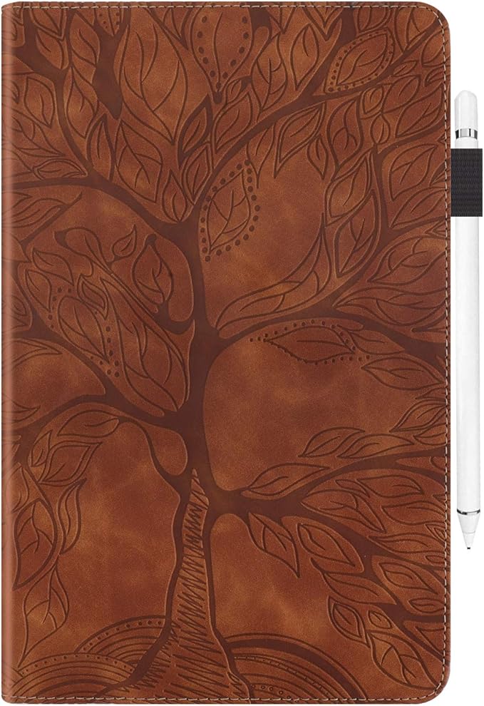 Case for Samsung Galaxy Tab S5e 10.5 2019 SM-T720/T725 Premium PU Leather Stand Flip Wallet Case Multiple Viewing Angles Lightweight Folio Cover with Card Pockets Stylus Loop Elastic Band - Brown