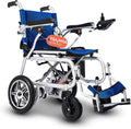 50 Lbs Electric Wheelchairs for Adults, Lightweight, Foldable Wheel Chair for Adults, 500W Motorized Portable Wheelchair for Senior, 300 Lbs Capacity 12-Mile Range (Artemis Pro - Blue)