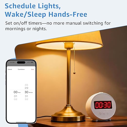 1 Pack Smart Dimmer Switch, Single Pole with Neutral Wire Required, 2.4GHz WiFi Switch Compatible with Alexa & Google Home, No Hub Needed, 150W Max LED/CFL 600W Max Incandescent, ETL Certified, White
