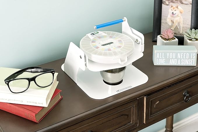 e-Pill MedTime Station Pro Automatic Pill Dispenser Locked Clear Lid Blue Tray for Seniors