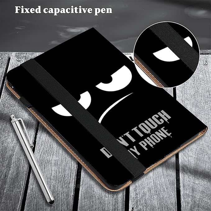 Dteck for Galaxy Tab S6 Lite (10.4") Tablet Case 2024/2022/2020 (SM-P620/P610), PU Leather Slim Folio Case with Adjustable Stand, Lightweight Protective Cute Cover with Stylus Pen Loop (No Touch)