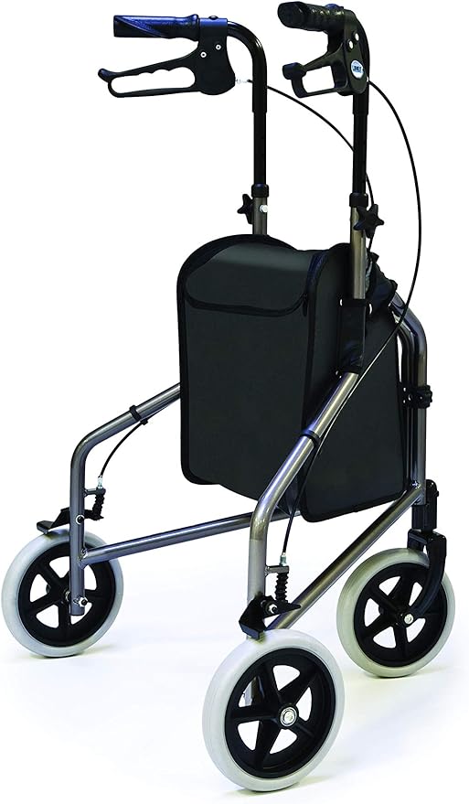 Lumex 3 Wheel Cruiser - Lightweight & Narrow Three Wheel Walkers for Seniors & Tight Spaces