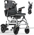 33 lb Lightweight Electric Wheelchairs for Adults - 15 Miles Range Foldable Portable Mobility Wheelchair Electric, 360W All Terrain Power Wheelchair, 330 lb Capacity, Airline Approved
