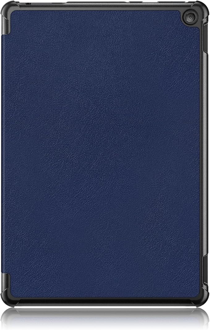 Case for Amazon Fire HD 10 Tablet 10.1" Inch Display (13th Generation, 2023 Released) - Lightweight Tri-fold Stand Cover Case + 1 Screen Protector and 1 Stylus (Navy Blue)