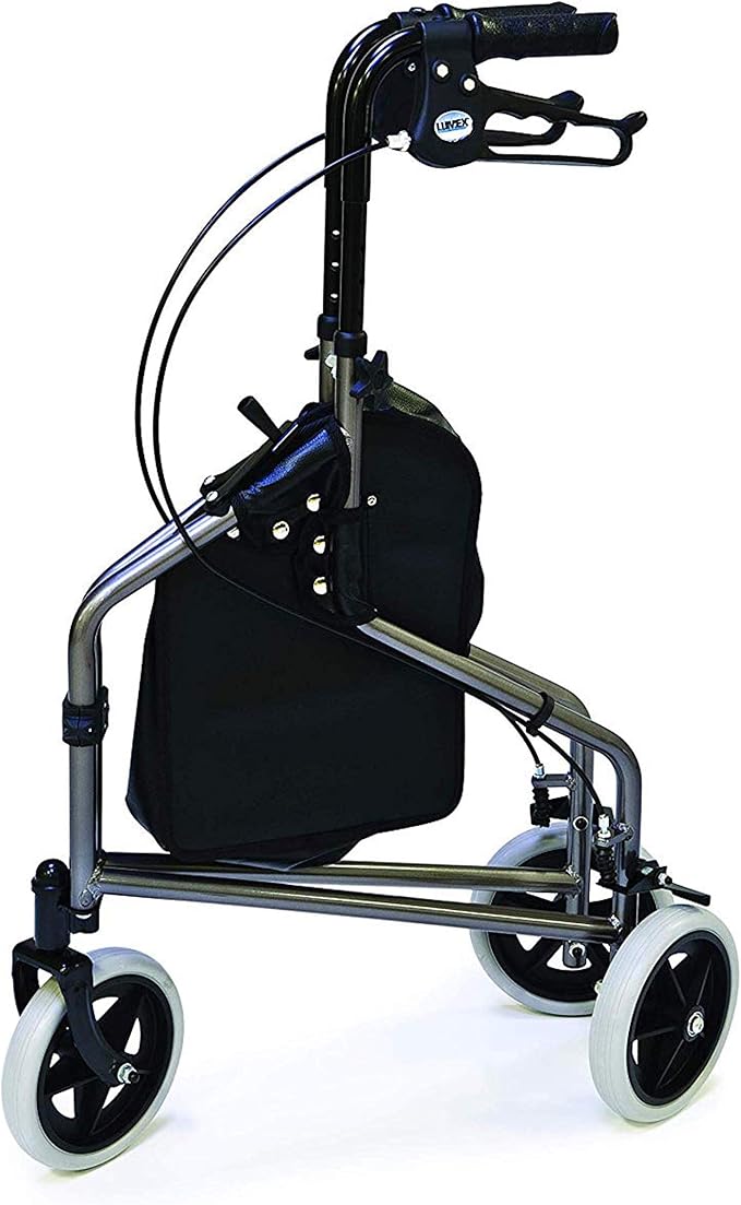 Lumex 3 Wheel Cruiser - Lightweight & Narrow Three Wheel Walkers for Seniors & Tight Spaces