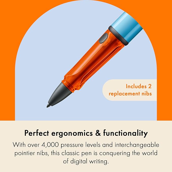 LAMY AL-Star EMR Denim (PC/EL tip) - Stylus Pen for Many Android Devices - Touchscreen Pen with Ergonomic Grip - Precise Writing & Drawing on Digital Media - with Function Button
