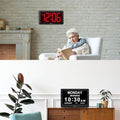 Soobest 12‘’ Dementia Clock and 9.5'' Digital Wall Clock