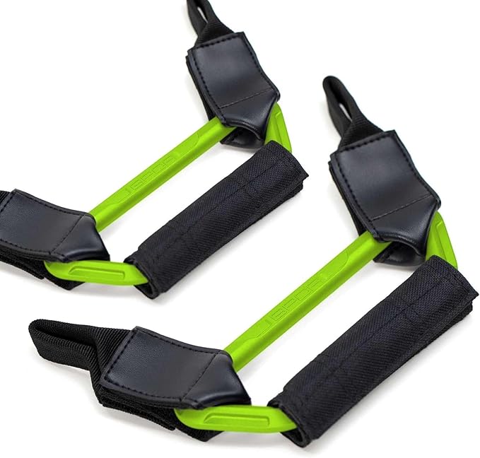 GPCA BackGrip X Heavy-Duty Headrest Grab Handle for Lifted Trucks & Jeeps, Rear Seat Entry Assist for Seniors & Kids, Fits Vehicles with Pole-Style Headrests (Up to 16mm), Easy Install (2PC- Green)