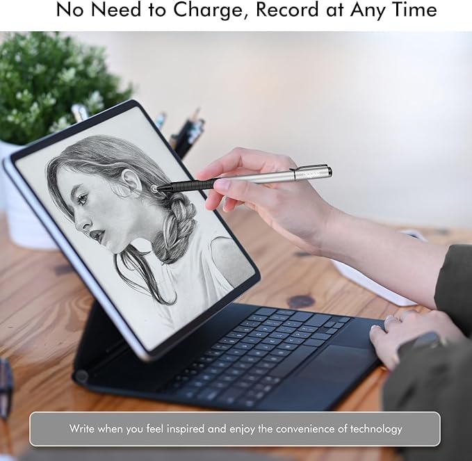 Digiroot Universal Stylus,[2-in-1] Disc Stylus Pens for All Touch Screens Cell Phones, iPad, Tablets, Laptops with 6 Replacement Tips(4 Discs, 2 Fiber Tips Included) - (Silver)