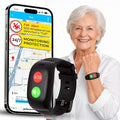 SecuLife SOS Wristband Fall Detection GPS Safety Bracelet 2-Way Calling Geo-Fencing for Seniors