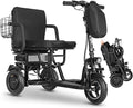 3-Wheel Foldable Mobility Scooter for Adults and Seniors, 300 lbs Capacity, Long-Range Lithium Battery, Lightweight with Basket