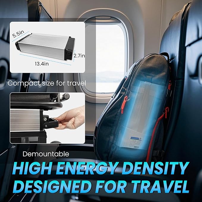 2025 New 20Miles Autopilot 1+3 Gear Speed -9.32mph Lightweight Mobility Scooters Foldable Support 300lbs, 4 Wheel Travel Powered Mobility Scooters for Adults Airline Approved