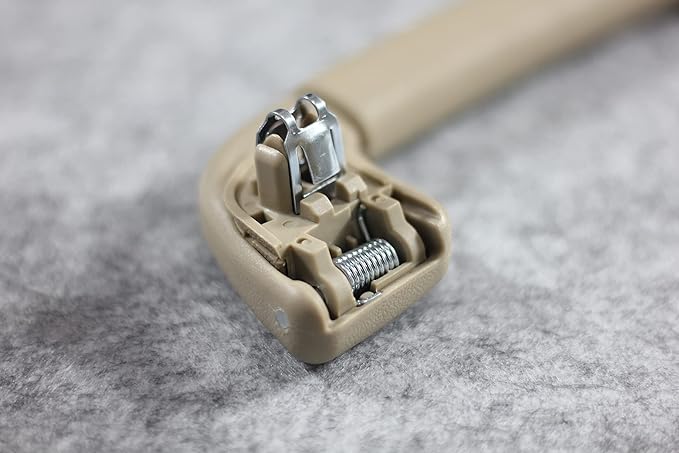 Auto Roof Pull Handle Grab Rail Grey with Hook for Toyota Camry (XV40) 2007-2011 Avalon 05-12 OEM:74610-30240 (Front L=R Handrail Without Hook(Beige) 1Pcs)