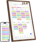 15.6 Inch Digital Calendar Chore Chart with Touchscreen - Full HD Interactive Display, Wall & Desk Mountable Family Planner, to-Do List & Meal Planner, Digital Picture Frame Gifts for Women Mom
