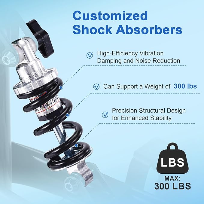 BlessReach Economy Knee Scooter, Steerable Knee Walker, Foldable Knee Scooters for Foot Injuries Adult Best Crutches Alternative，Knee Scooter for Adults.(Blacks)