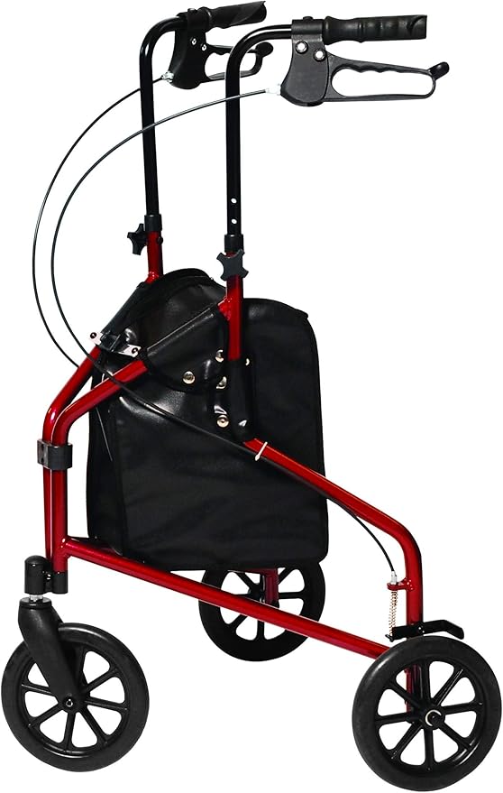 Lumex 3 Wheel Cruiser - Lightweight & Narrow Three Wheel Walkers for Seniors & Tight Spaces