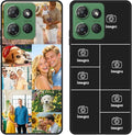 Custom Personalized Case for Motorola Moto G 5G 2026 6.7 inch, Customized Multiple Photos Collage Text Phone Cover, Full Body Shockproof Soft Silicone Case, Anti-Scratch, Wireless Charging, Black
