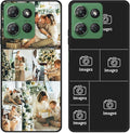 Design Your Own Case for Motorola Moto G Power 5G 2026, Custom Personalized Photo Collage Text Cover, Customized Picture Shockproof Protective Soft Slim Silicone Case, Gift for Birthday, Black