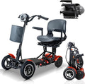 Mobility Scooters for Seniors & Adults– 4 Wheel Foldable Portable Electric Scooter, 500W Dual Motor, 30-Mile Range, 11 MPH, All-Terrain Lightweight Folding Mobility Scooter Lightweight for Adults