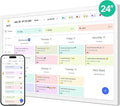 Digital Calendar, Smart WiFi Electronic Calendar&Chore Chart, IPS Touch Screen HD Display for Family Schedules, Share Moments Instantly from Anywhere (24)