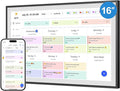 Digital Calendar, Smart WiFi Electronic Calendar&Chore Chart, IPS Touch Screen HD Display for Family Schedules, Share Moments Instantly from Anywhere (16 black)