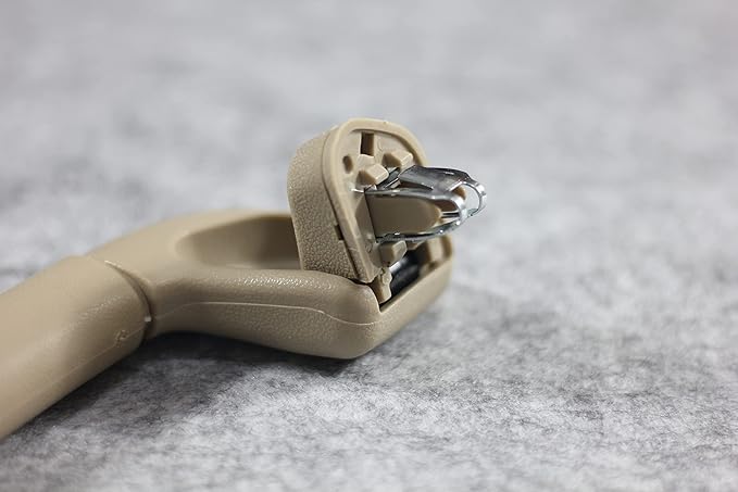 Auto Roof Pull Handle Grab Rail Grey with Hook for Toyota Camry (XV40) 2007-2011 Avalon 05-12 OEM:74610-30240 (Front L=R Handrail Without Hook(Beige) 1Pcs)