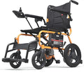 Lightweight Electric Wheelchair – Only 48 lbs, Foldable Power Chair for Adults, All-Terrain Motorized Wheelchair with One-Click Mute & SOS Alert Button, Removable Battery, 220 lb Capacity