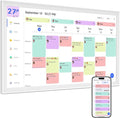 27 Inch Digital Calendar Max, Smart Chore Chart Electronic Weekly and Monthly Planner 1920 * 1080P IPS Display Wall Mount in Portrait or Landscape Schedules for Home and Office Gifts for Women