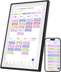 BQQJDD 21.5 Inch Digital Calendar Wall Touchscreen, Smart Chore Chart+Monthly and Weekly Planner, 1920 * 1080 Pixels Electronic Calendar, Gifts for Women Men, Gifts for Mom