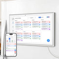 JSUSOU 15.6 Inch Digital Smart Calendar with FREE APP for Fridge & Wall Touch Screen, Magnetic Refrigerator Mount, Electronic Planner for Office Desk, Gift for Parents & Kids, White