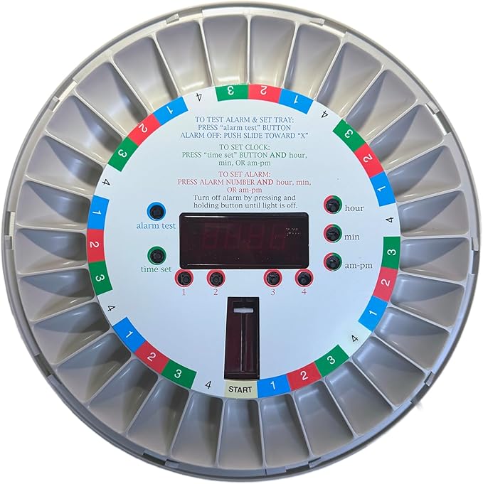 1700 Medication Dispenser with Flashing Light Reminder