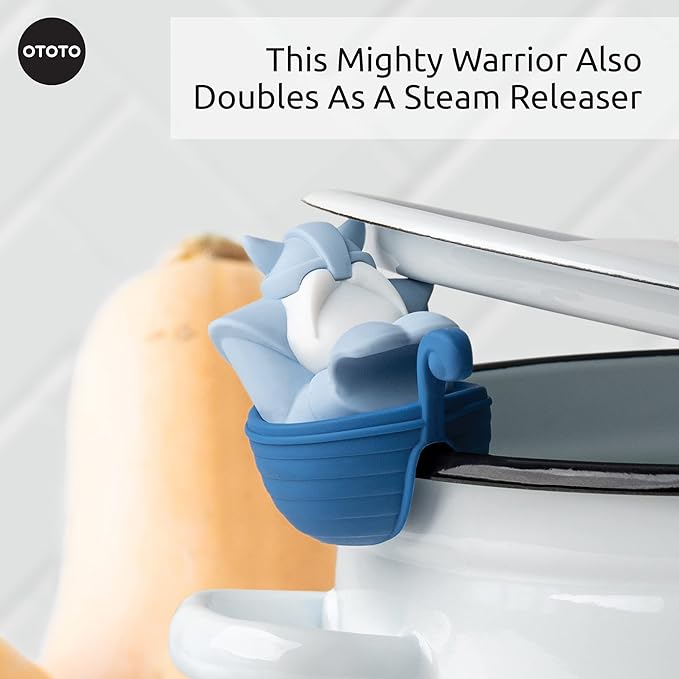 New!!! Bjorn Viking Spoon Holder by OTOTO - Spoon Rest for Stove Top, Kitchen Utensil Holder, Silicone Spoon Rest - Small Kitchen Gadgets, Fun Kitchen Gadgets