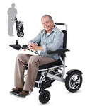 Electric Wheelchair for Adults, 30 Miles Long Travel Range with 2 PCs 12Ah 24V Battery,Ultra Lightweight & Foldable, 330lb Large Capacity, All Terrain Electric Mobility Chair & Airline Approved