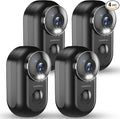 ZUMIMALL Security Cameras Wireless Outdoor 4-Pack 2K Home Security WiFi
