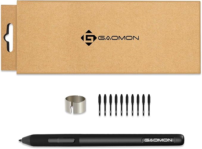 GAOMON Art Paint AP32 Battery-Free 8192 Levels Pressure Passive Stylus Only for PD2200/S620/S630/M10KPRO/M106KPRO/M1220/M1230 Graphics Tablet