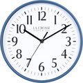 La Crosse Clock 404-3025NB 10 Inch Navy Blue Basics Analog Quartz Wall Clock
