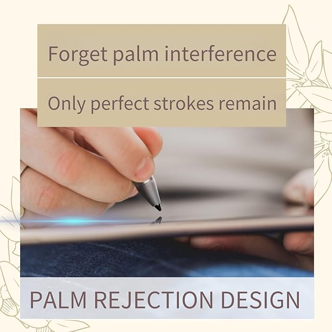 LAZARITE M Pen Active Stylus 4096 Pressure Sensitivity Palm Rejection Rechargeable
