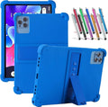 Case for Lenovo Tab M11 11 inch (TB-330FU / TB-331FC) 2024 Released - Lightweight Silicone Stand Cover Case with 1 Random Stylus (Blue)