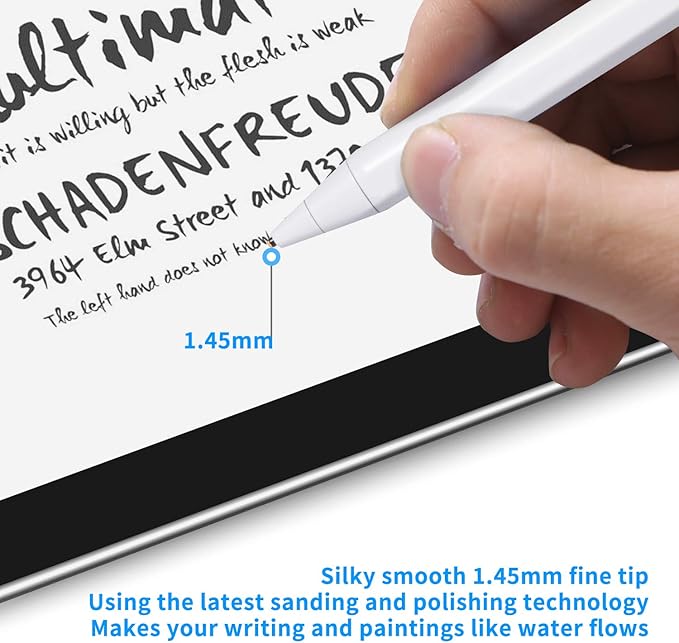 Stylus Pens for Samsung Galaxy Tab A9+/A8/A7 Pencil, Evach Capacitive High Sensitivity Digital Pencil with 1.5mm Ultra Fine Tip Stylus Pencil for Samsung Galaxy Tab A9+/A8/A7 Pen, White