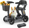Paiseec S3 Mobility Scooter, Folding Mobility Scooters for Seniors, All Terrain Mobility Scooter, Electric Mobility Scooters for Adults, Folding Mobile Scooter, Auto Speed Control (Gray, S3-40 Miles)