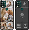Custom Photo Case for Motorola Moto G Stylus 5G 2021, Create Your Own Picture Collage Phone Case, Soft Drop Protection, Personalized Anti-Scratch TPU Soft Cover, Gifts for Family Friends, Black