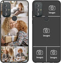 Custom Photo Case for Motorola Moto G Power 2022, Create Your Own Picture Collage Phone Case, Soft Drop Protection, Personalized Anti-Scratch TPU Soft Cover, Gifts for Family Friends, Black