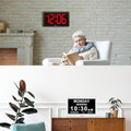 Soobest 12‘’ Dementia Clock and 9.5'' Digital Wall Clock