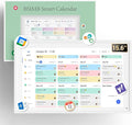 BSIMB 15.6 Inch Digital Calendar - Chore Chart, Meal Planner, Rewards System, Photo Display, Smart Electronic Calendar Touchscreen Interactive for Family Schedules, Seamless Scheduling White